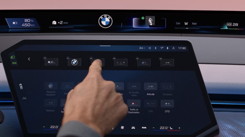 BMW Neue Klasse new generation iDrive.