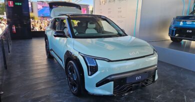 2025 Kia EV3 at the 2025 Australian Open tennis, Melbourne