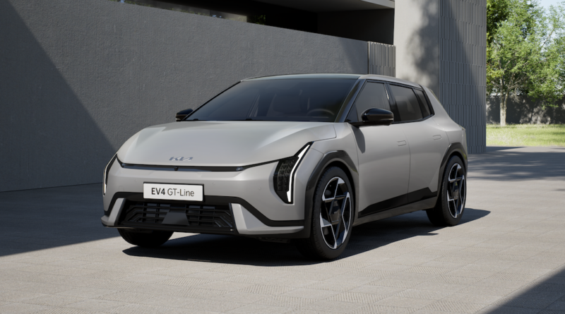 2025 Kia EV4 hatchback.