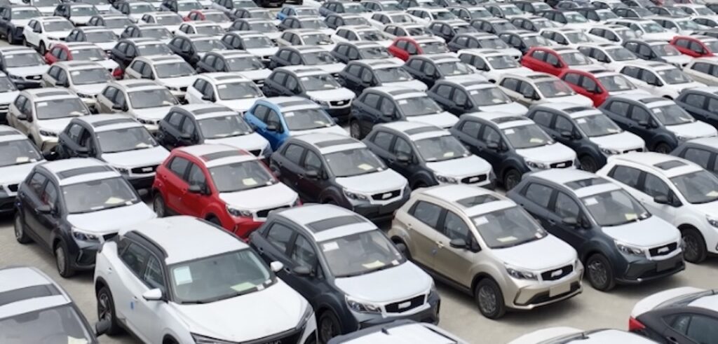 Geely shipping vehicles to Peru.