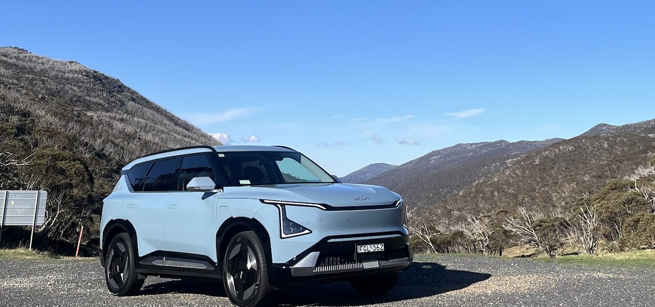 Kia EV5 Snowy Drive.