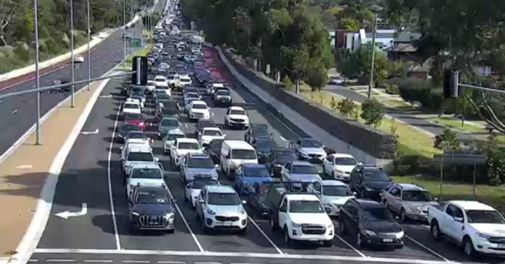 Traffic Victoria February 2025.