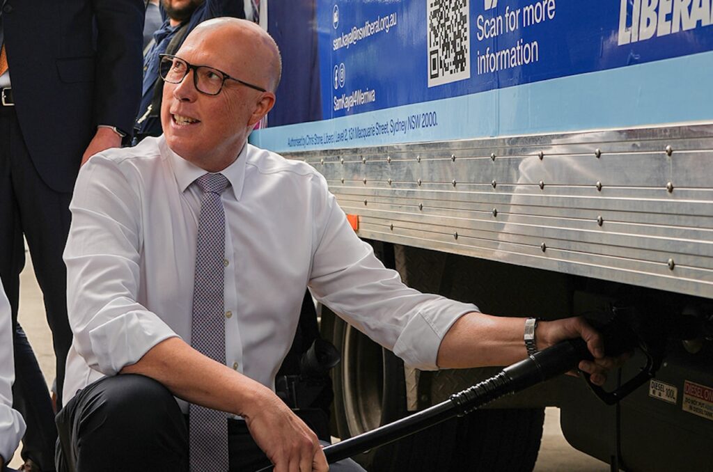 Federal opposition leader Peter Dutton.