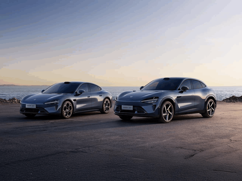 2026 Xiaomi YU7 and SU7 (left)