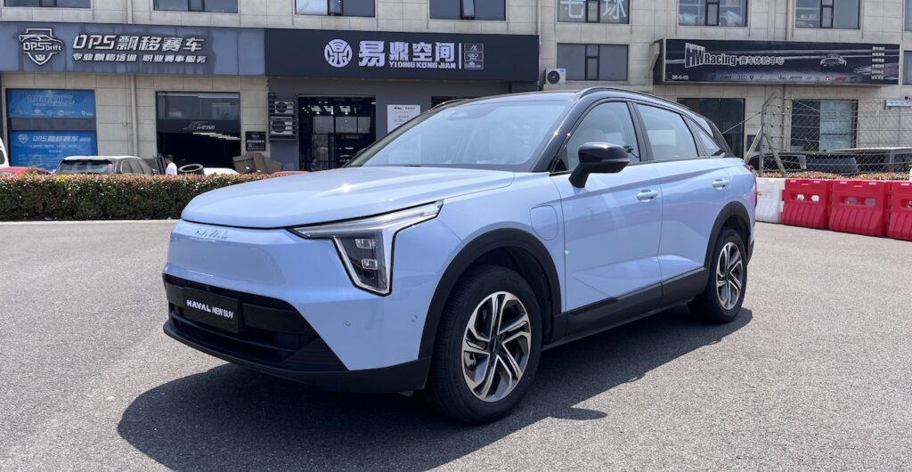 Haval's prototype small/medium electric SUV, Shanghai 2025