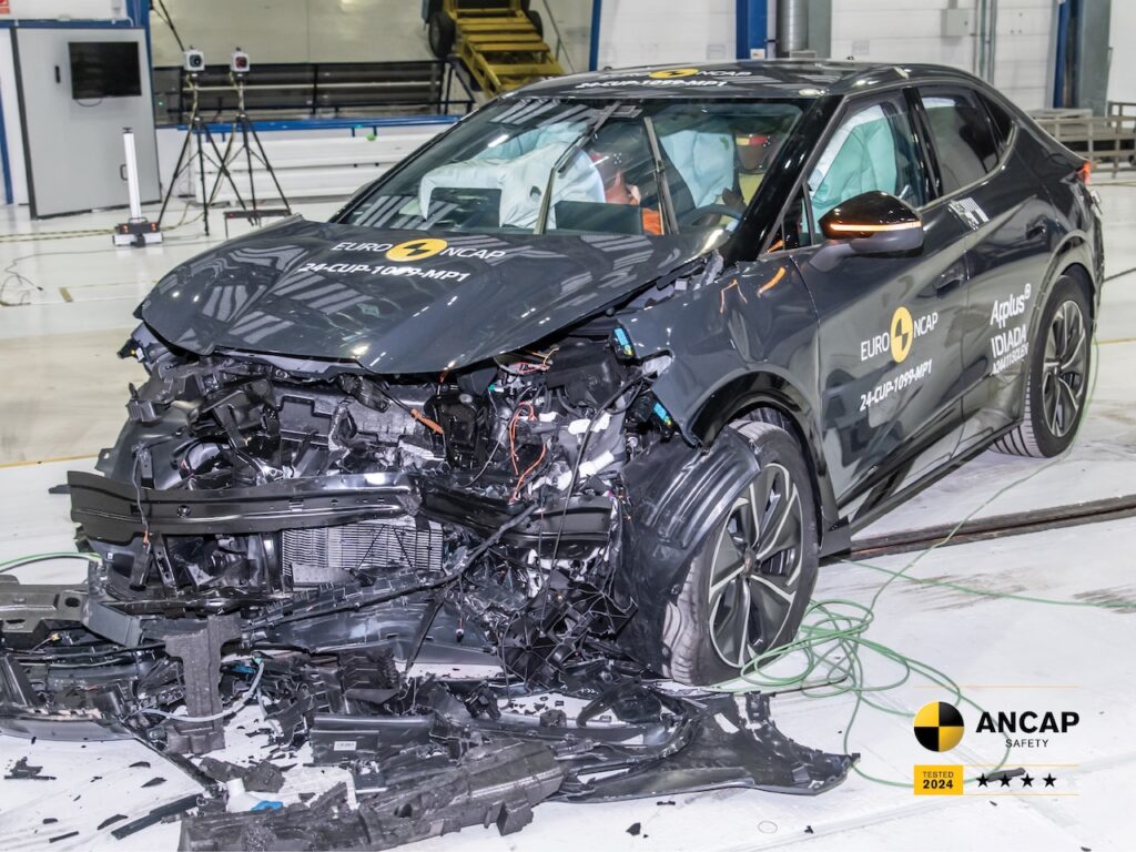 2025 Cupra Tavascan. Crash test.