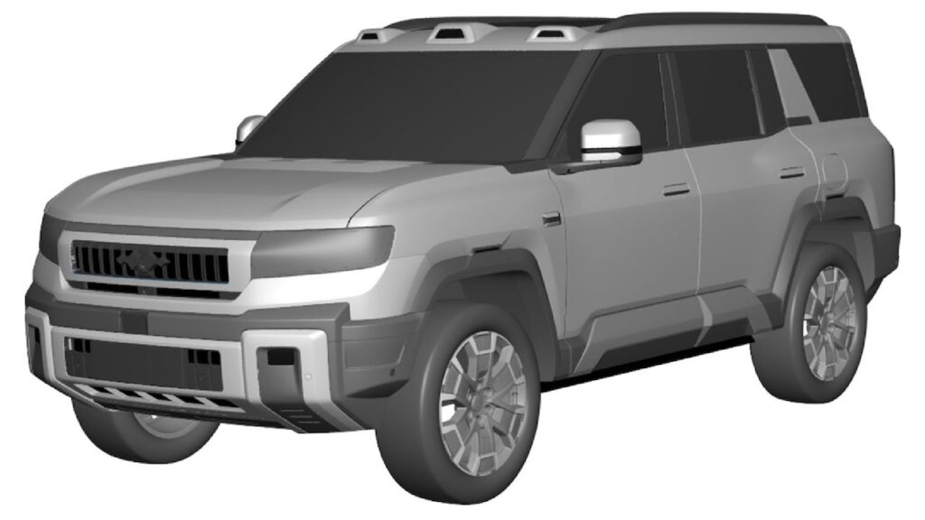 2025 Denza Bao 8 design patent.