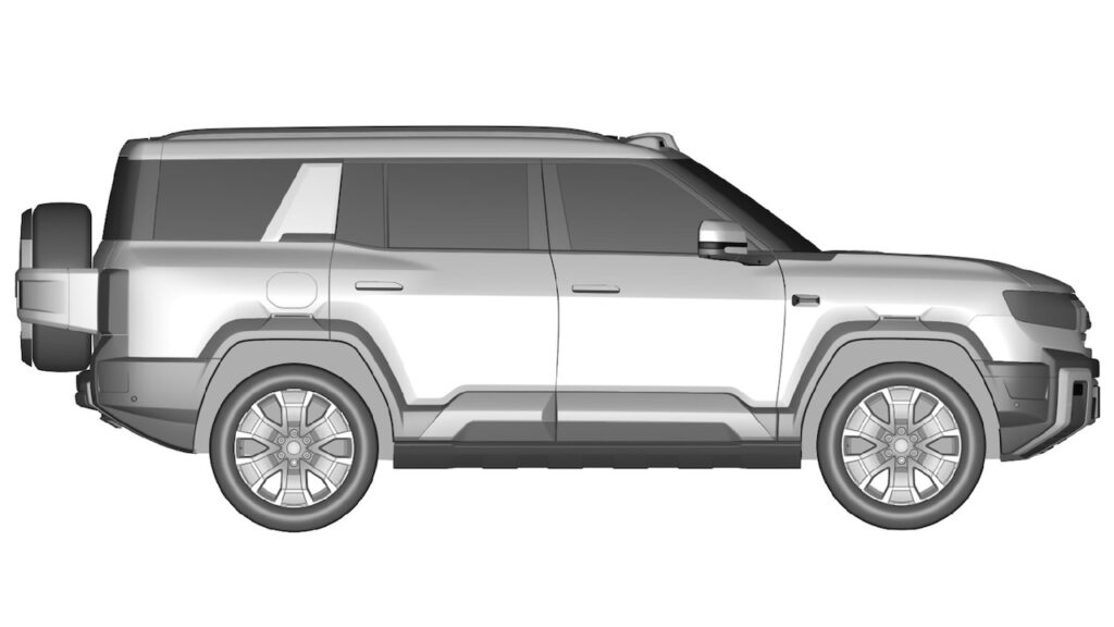 2025 Denza Bao 8 design patent.