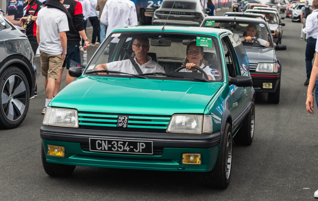 Parade of Peugeot 205 GTis