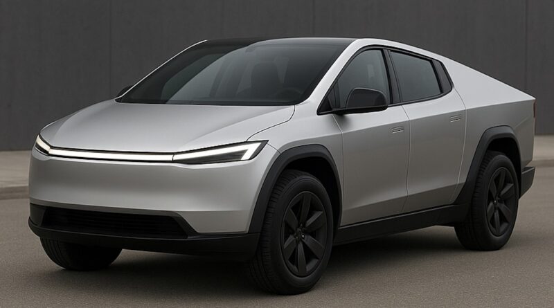 Tesla Cyberute. ChatGPT artists impression.