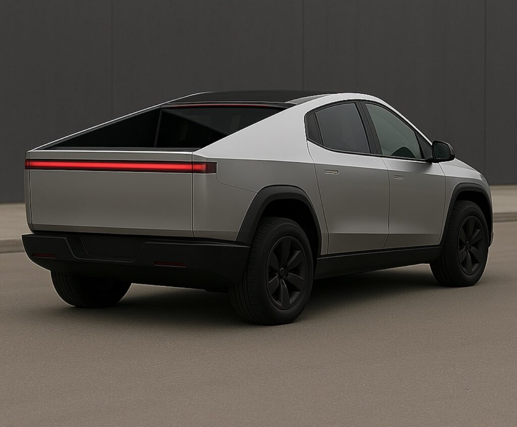 Tesla Cyberute. ChatGPT artists impression.