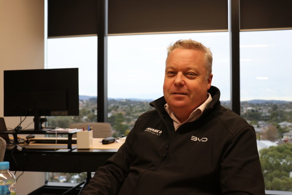 BYD COO Stephen Collins.