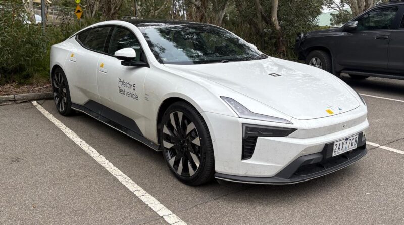 2026 Polestar 5 test vehicle.