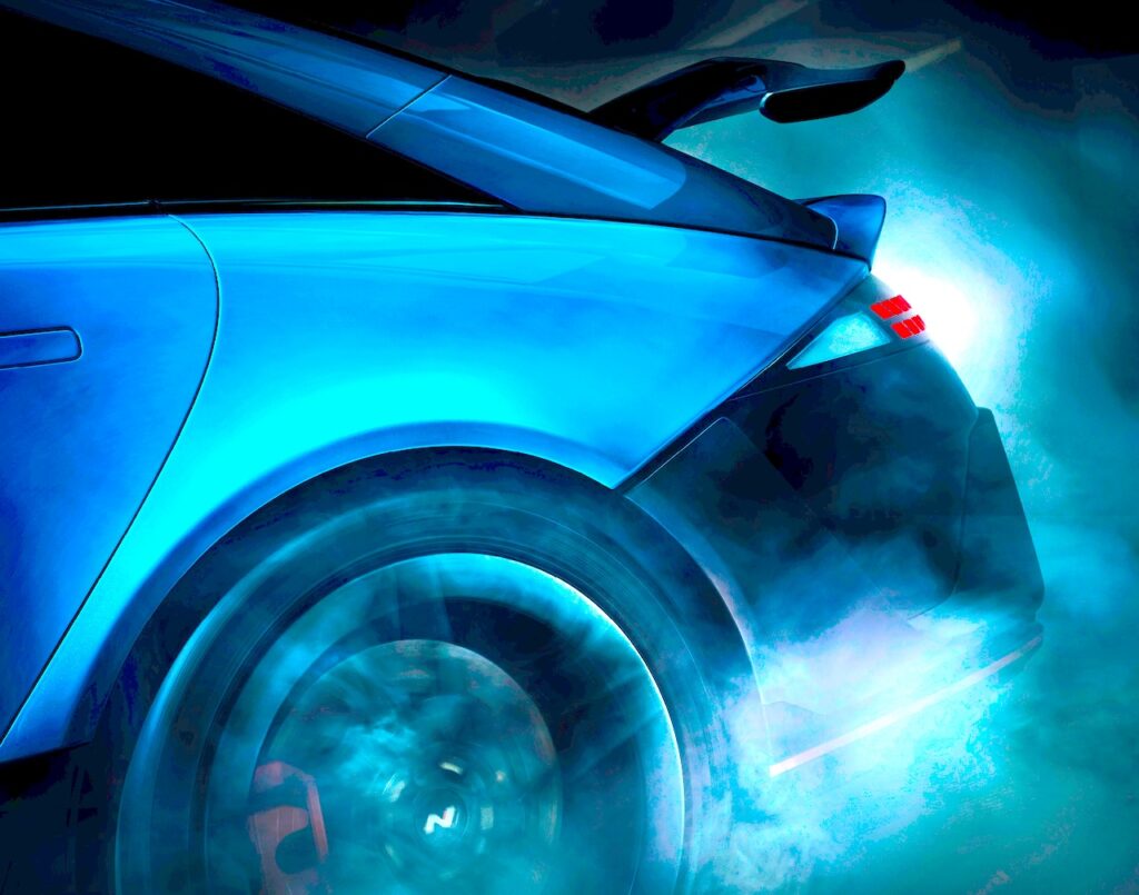 2026 Hyundai Ioniq 6 N teaser.