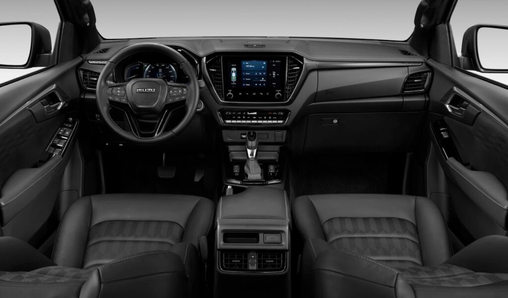 Isuzu D-Max EV. Norwegian interior.