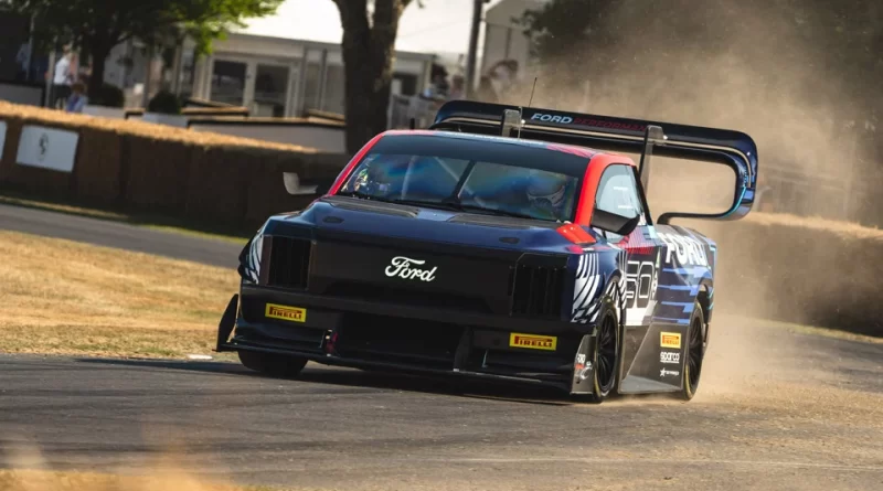 Ford Supertruck EV wins the 2025 Goodwood Festival of Speed Shoot-Out