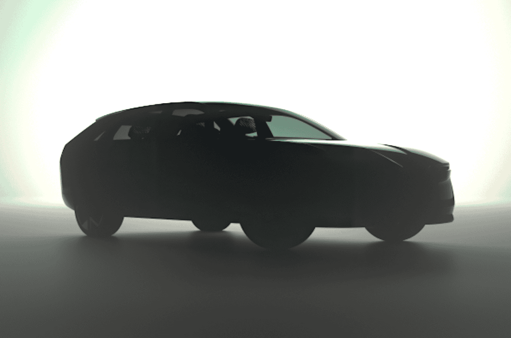 Skoda Octavia Vision O EV teaser.