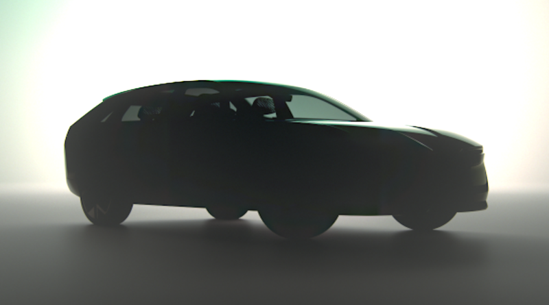 Skoda Octavia Vision O EV teaser.