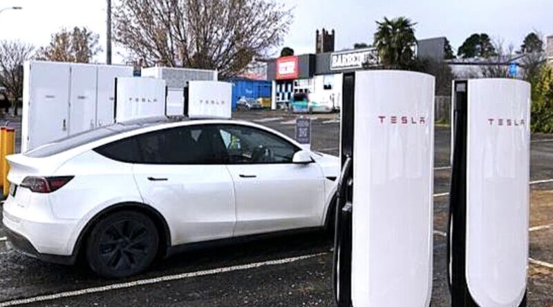 New Tesla Supercharger site Armidale NSW.