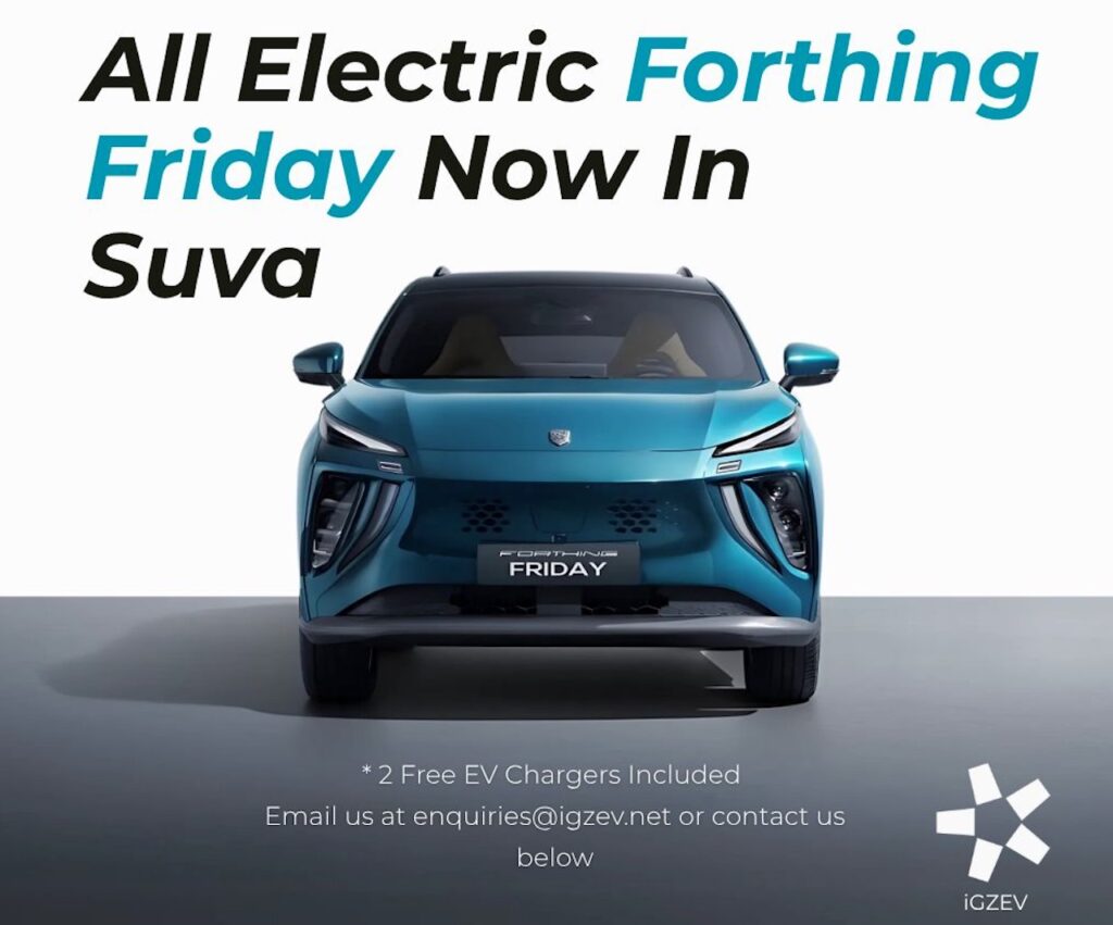 2025 Dongfeng Forthing Friday. iGZEV Fiji promotion.