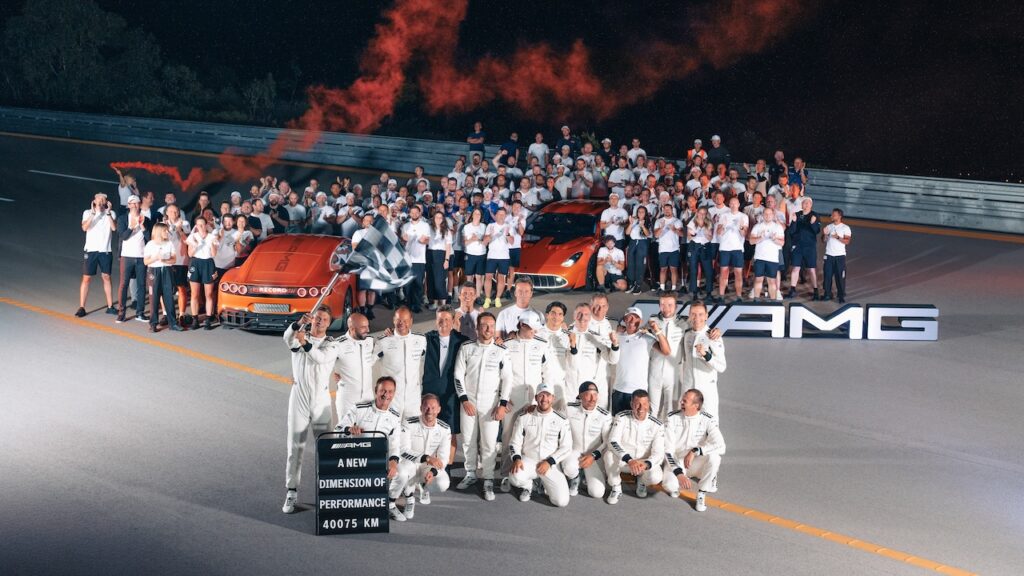 2025 Mercedes-AMG GT XX EV world record.