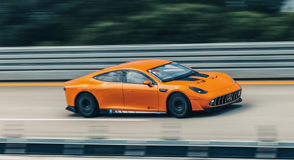 2025 Mercedes-AMG GT XX EV world record.