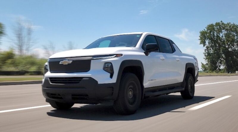 2025 Chevrolet Silverado EV distance record.