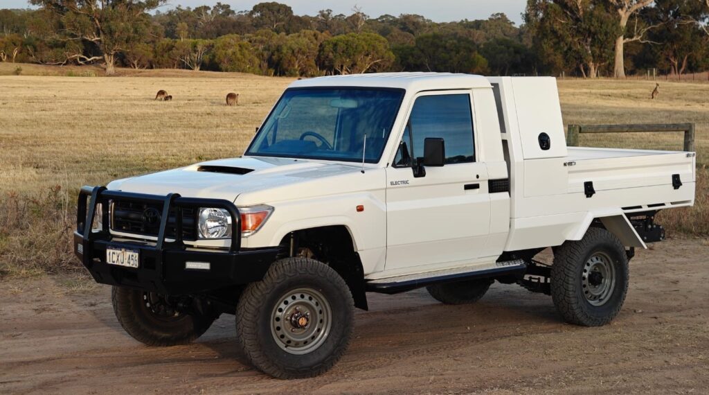 Electric conversion Toyota LandCruiser 79 Series by EV Workz, Port Kennedy WA