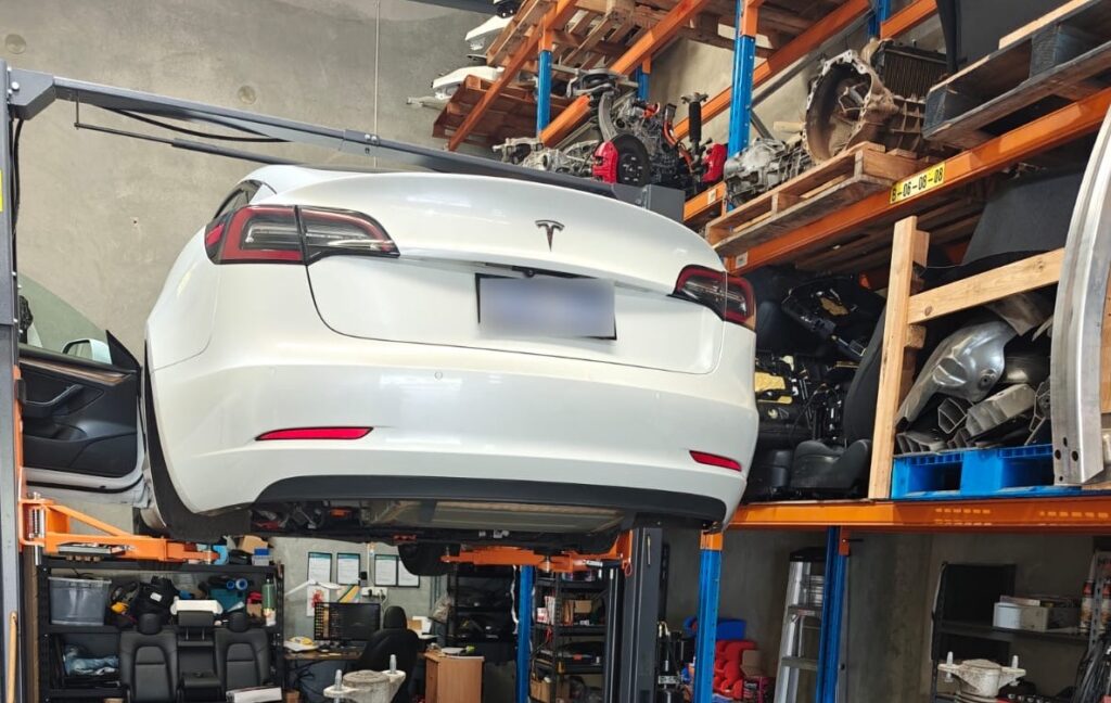 2021 Tesla Model 3 with over 400,000km showing at EV Workz, Port Kennedy WA