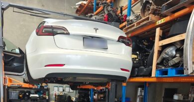 2021 Tesla Model 3 with over 400,000km showing at EV Workz, Port Kennedy WA