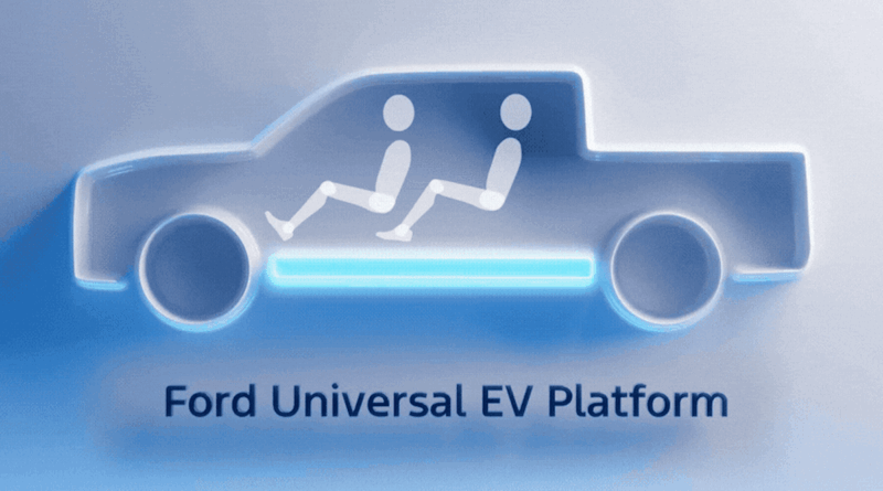 Ford Universal EV platform. Dual Cab Ute.