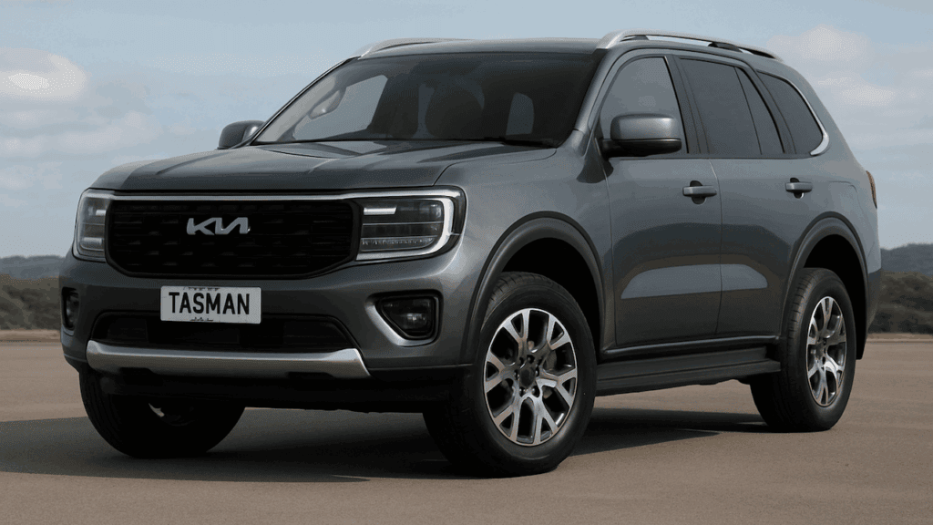 Future Kia Tasman SUV. ChatGPT render.