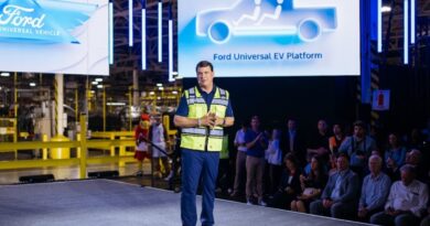 Ford chief Jim Farley announced major EV strategy. Louisville August 2025.
