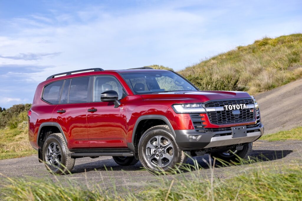 2026 Toyota LandCruiser hybrid test vehicle.