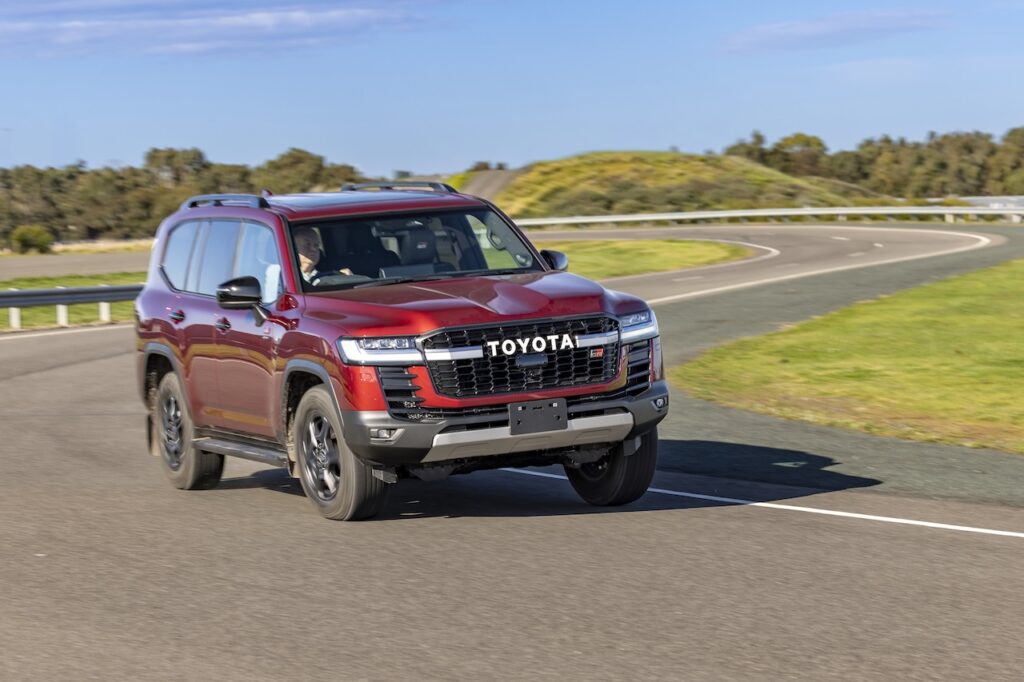 2026 Toyota LandCruiser hybrid test vehicle.