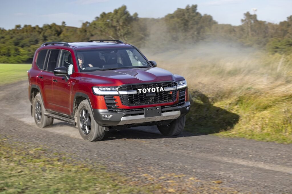 2026 Toyota LandCruiser hybrid test vehicle.