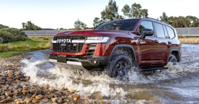 2026 Toyota LandCruiser hybrid test vehicle.