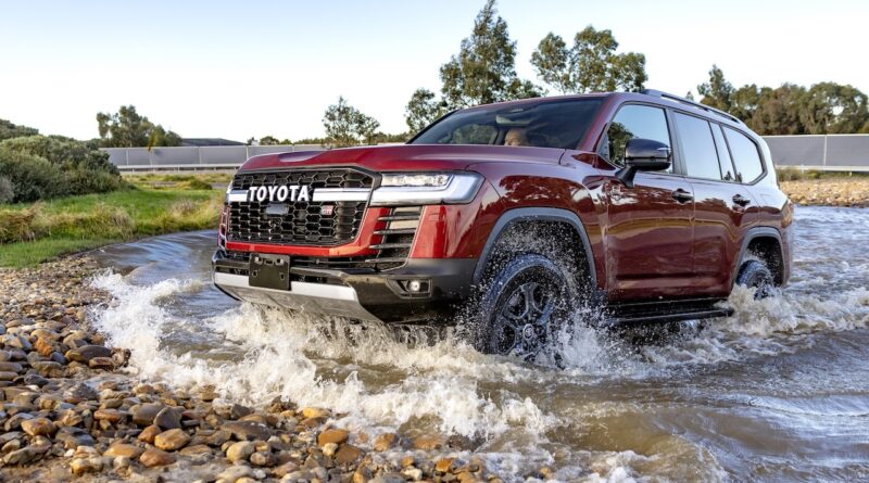 2026 Toyota LandCruiser hybrid test vehicle.