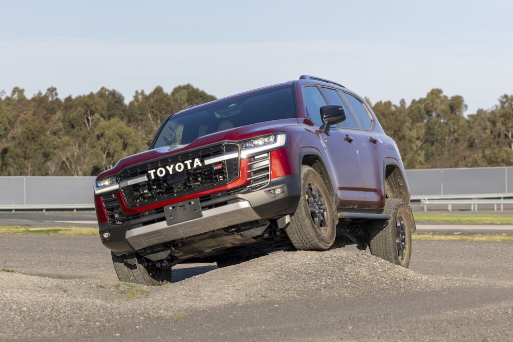 2026 Toyota LandCruiser hybrid test vehicle.