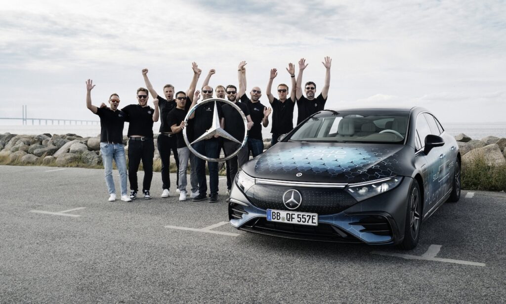 2025 Mercedes-Benz EQS solid state battery testing.