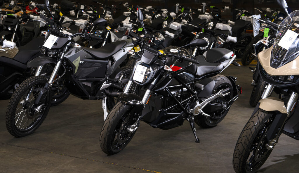 Zero e-motorbikes at Pickles Electric Motorcycle Auction September 2025