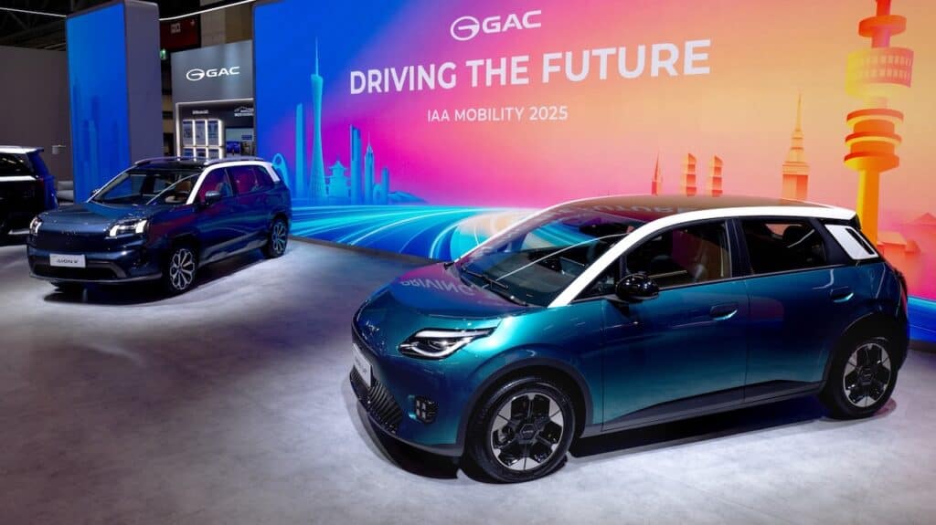 2025 Aion V and 2026 Aion UT. Munich IAA 2025.