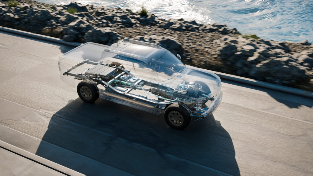 Nissan Frontier Pro PHEV ute.