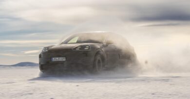 2026 Porsche Cayenne EV testing.