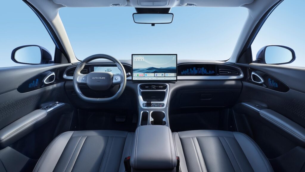 2026 Geely EX2 interior.