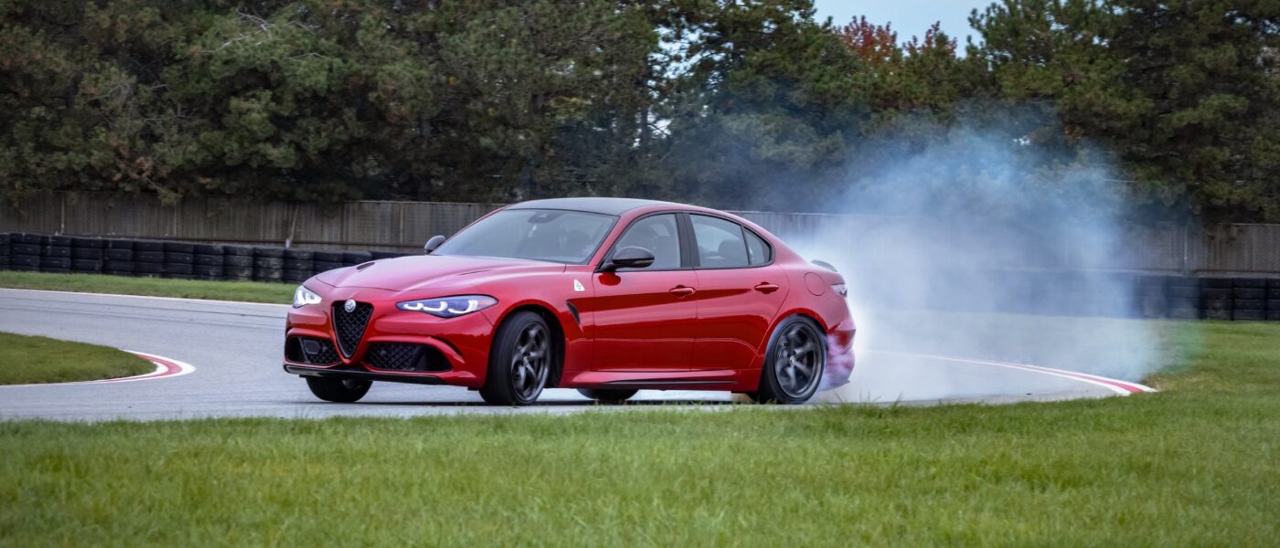 Alfa Romeo Giulia Quadrifoglio is powered by a 2.9-litre twin-turbo V6; in future Alfa Romeo hasn't ruled out an all-electric QV.