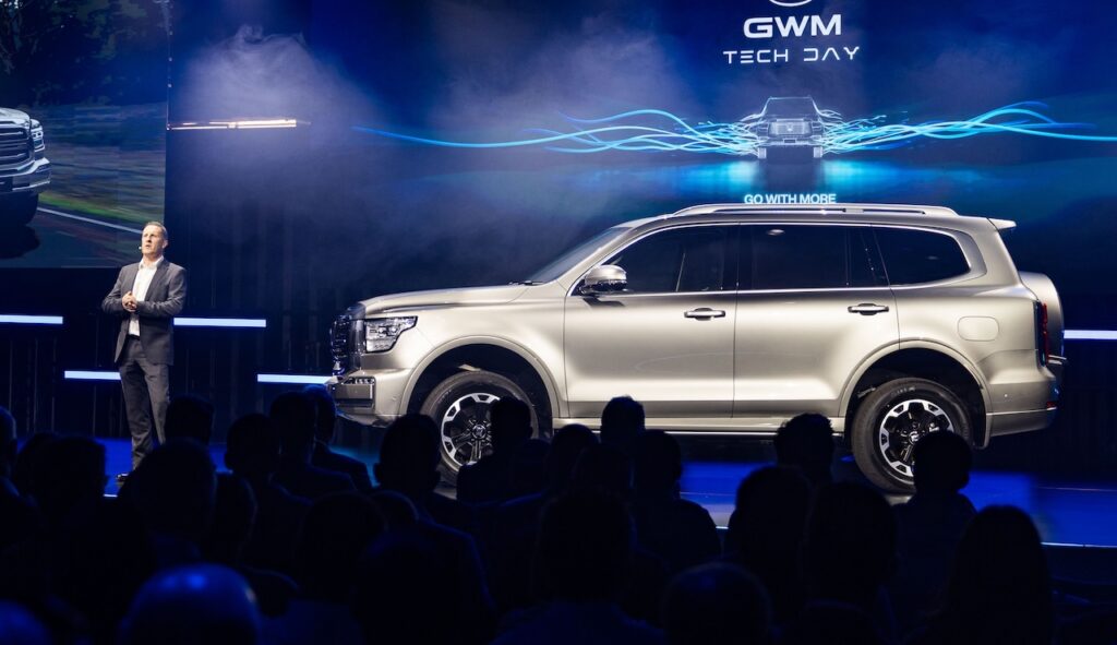 GWM Australia marketing chief Steve Maciver introduces the Tank 500 Hi4-T.