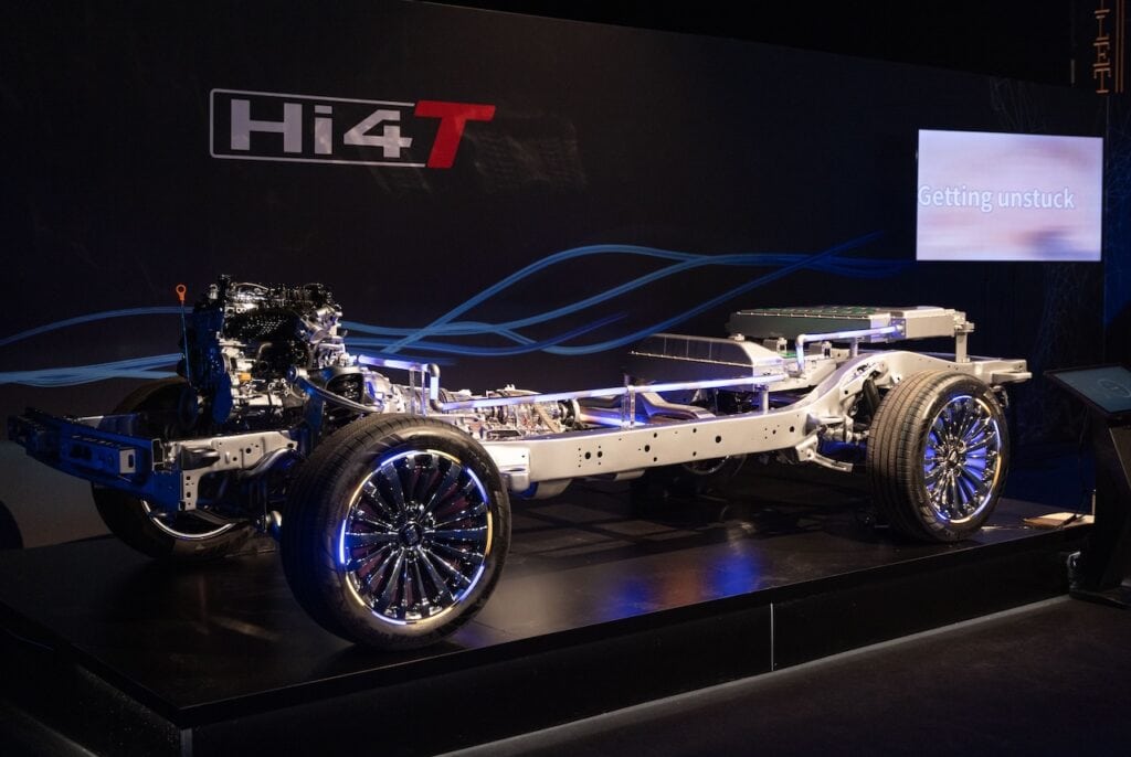 GWM Tank 500 Hi4-T underpinnings.