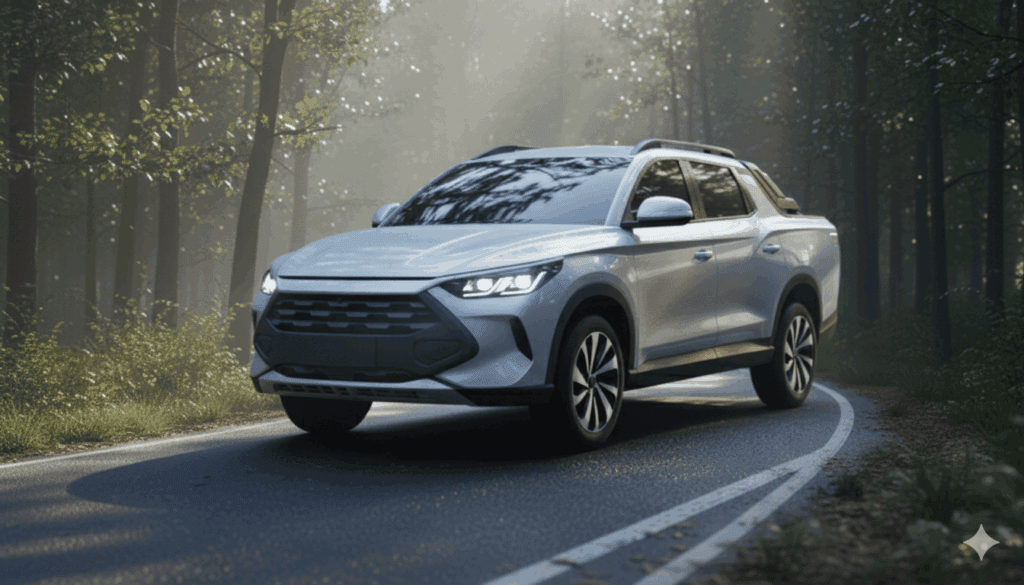 2026 BYD Baby Shark. Artist rendering.