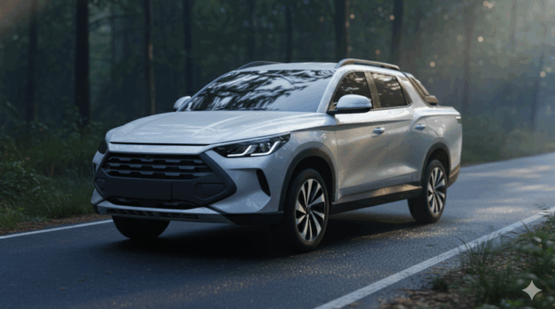 2026 BYD Baby Shark. Artist rendering.